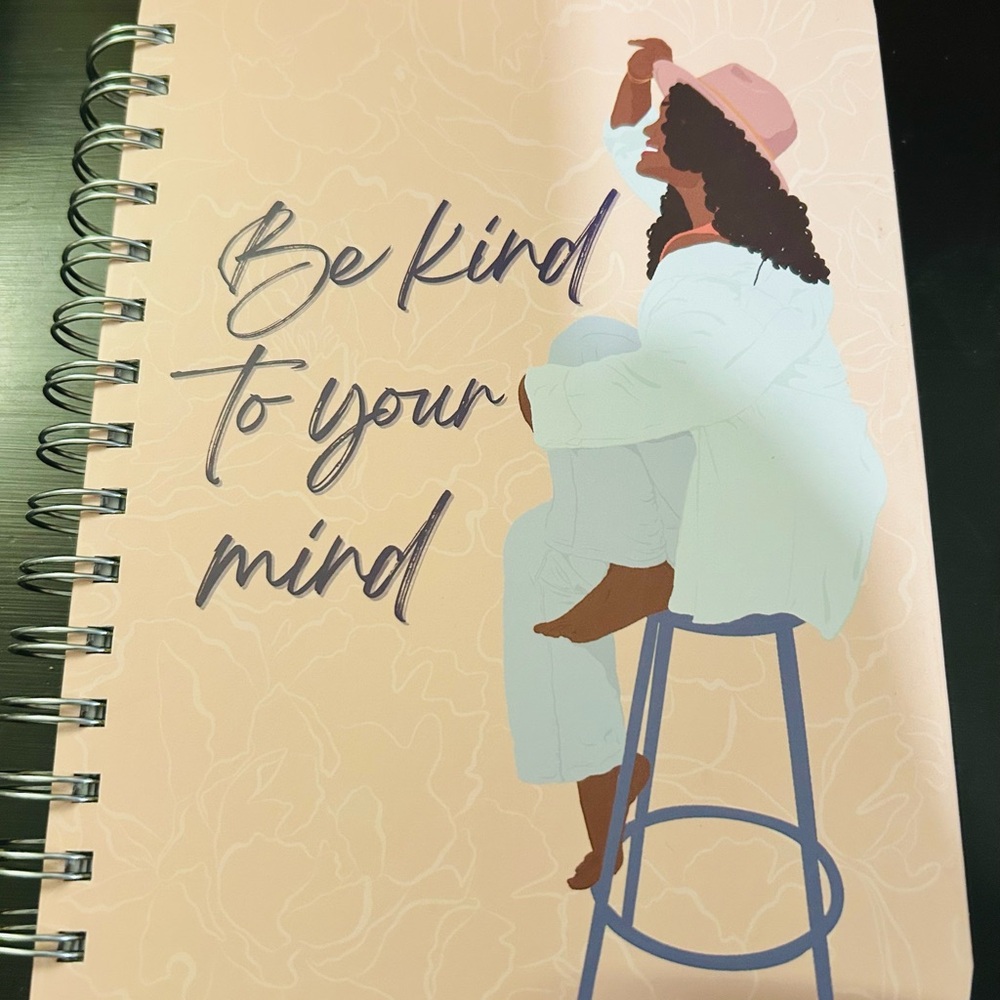 Blank journal with extras.